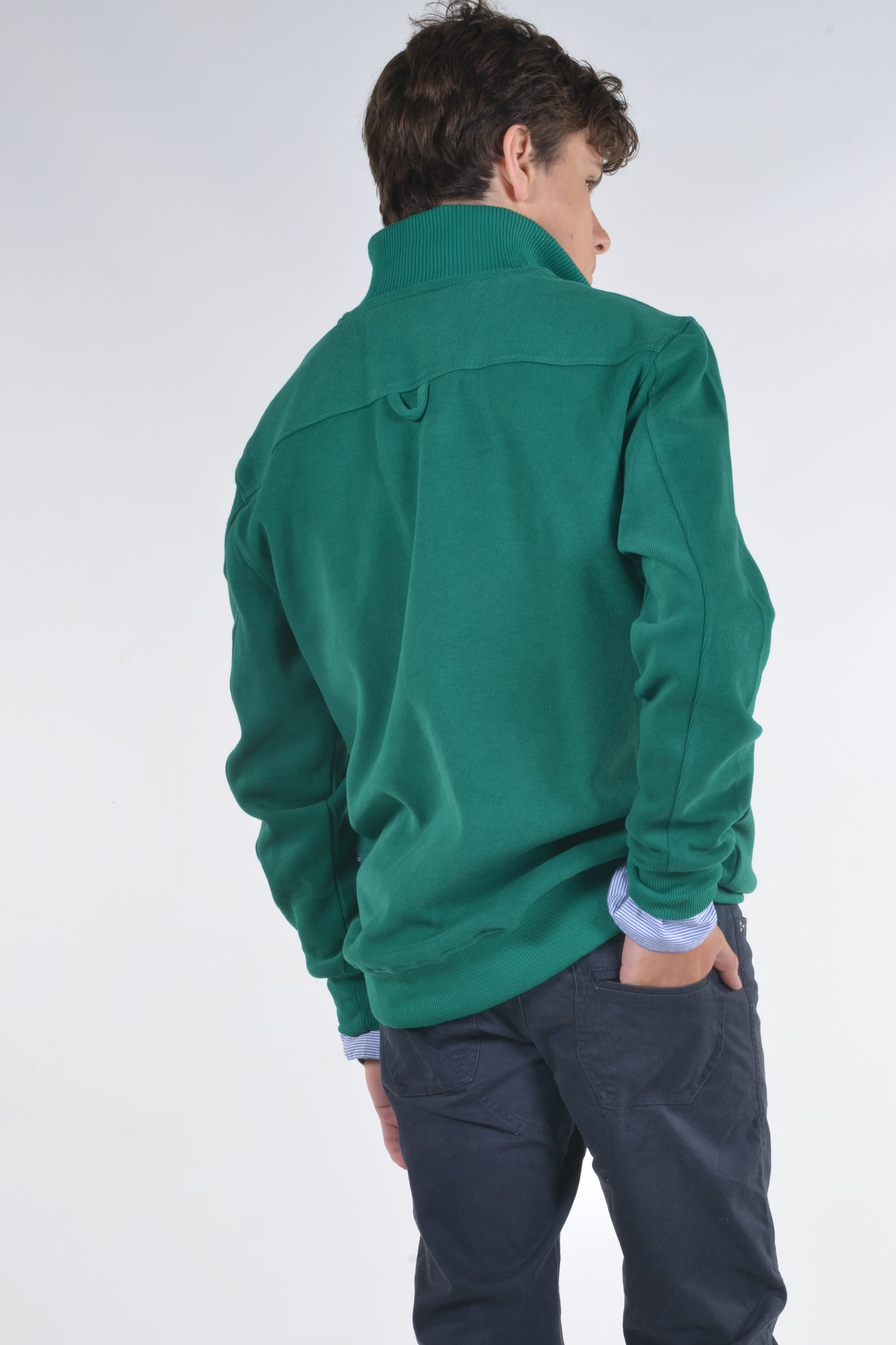 3 BUTTON SWEAT Green (unisex)