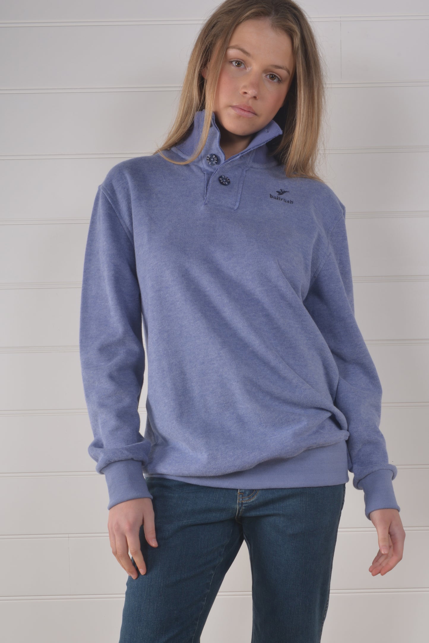 3 BUTTON SWEAT 24- SAPPHIRE (Unisex)