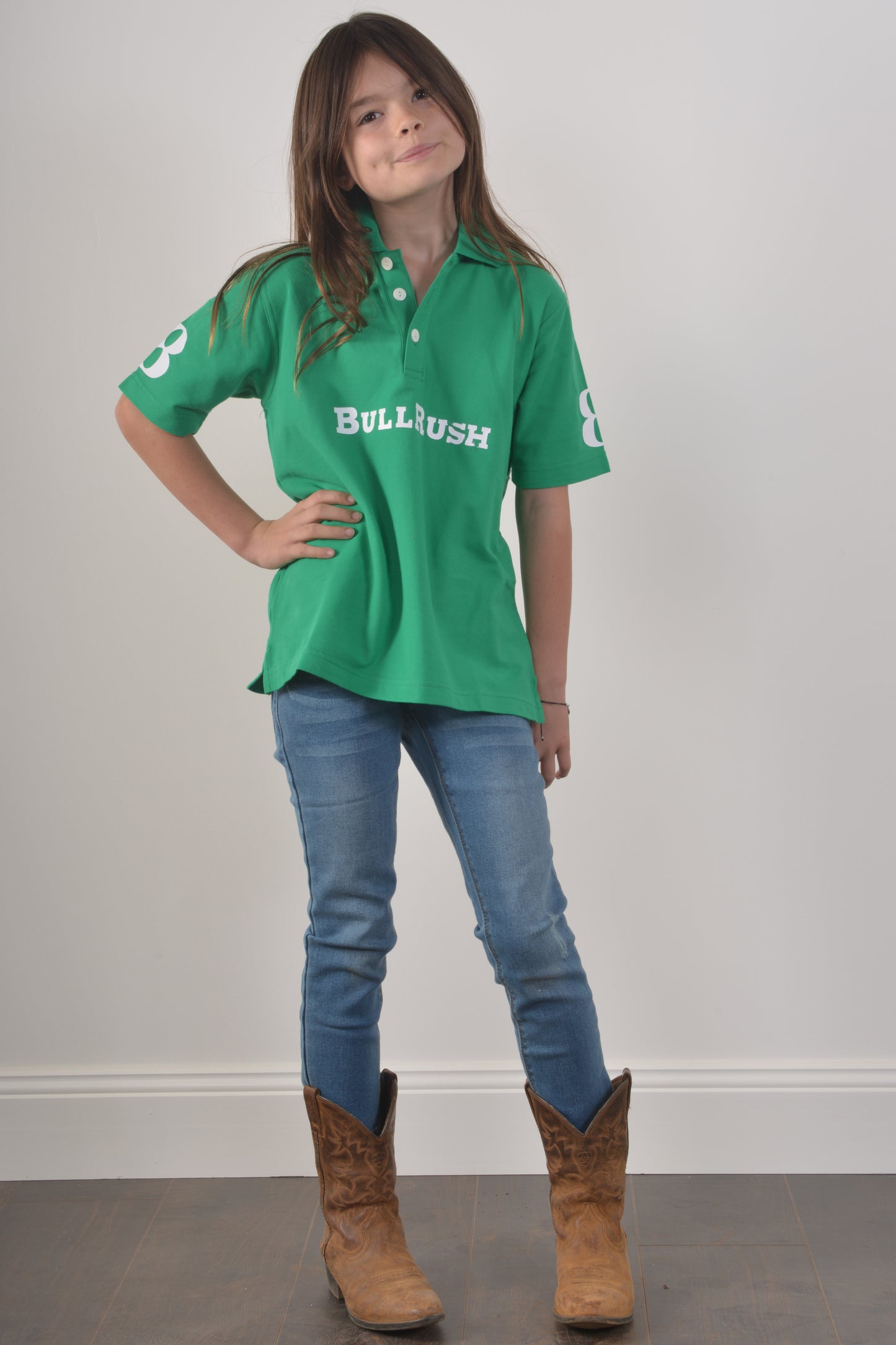 BULLRUSH POLO TOP YOUTH- Green