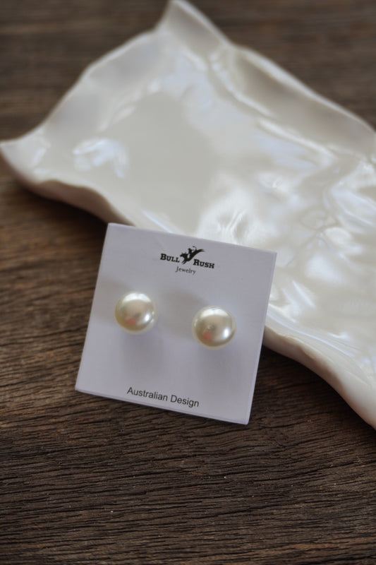 PEARL STUD FLAT- 10mm