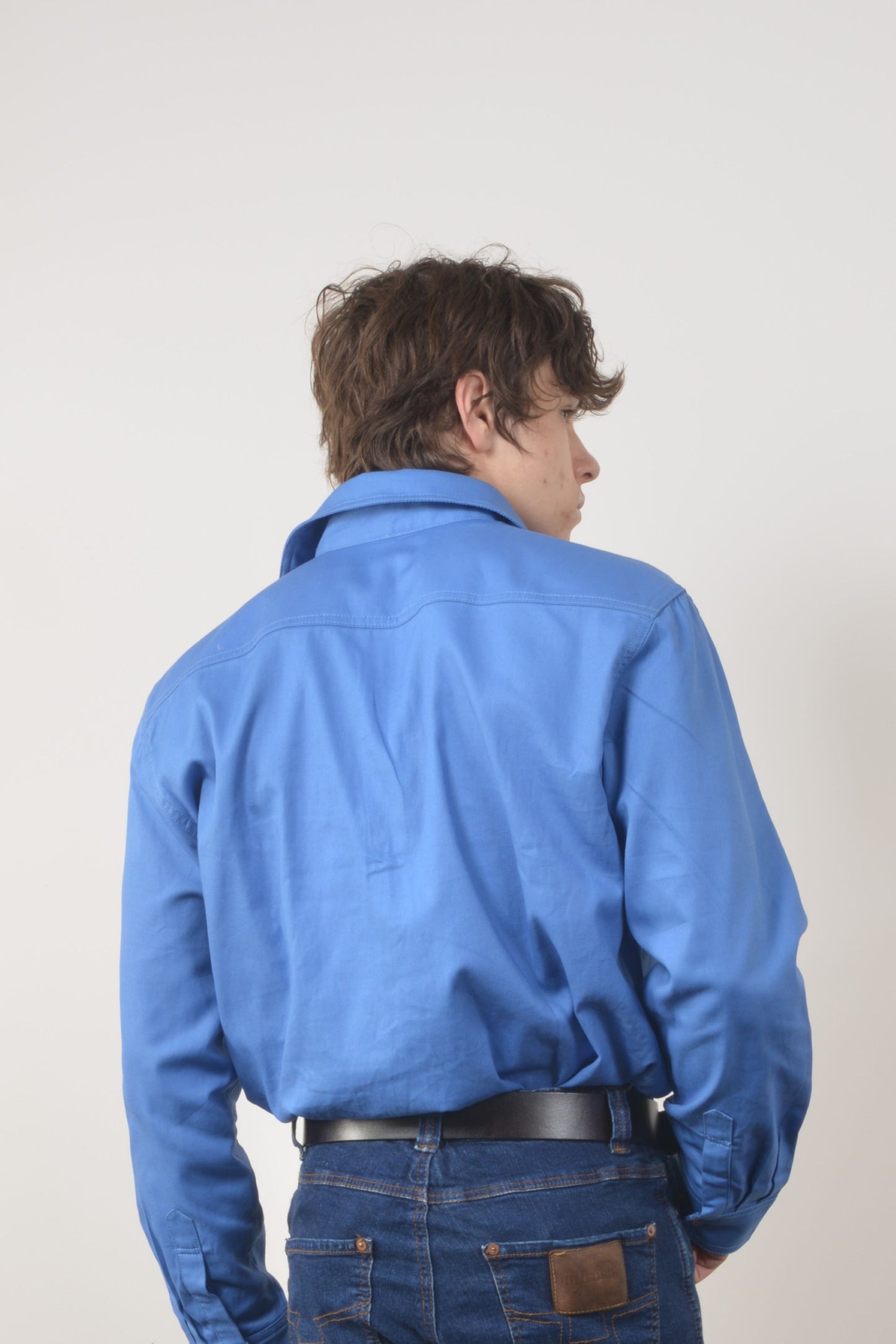 HEAVY WEIGHT PRAIRIE SHIRT (unisex) - Cobalt