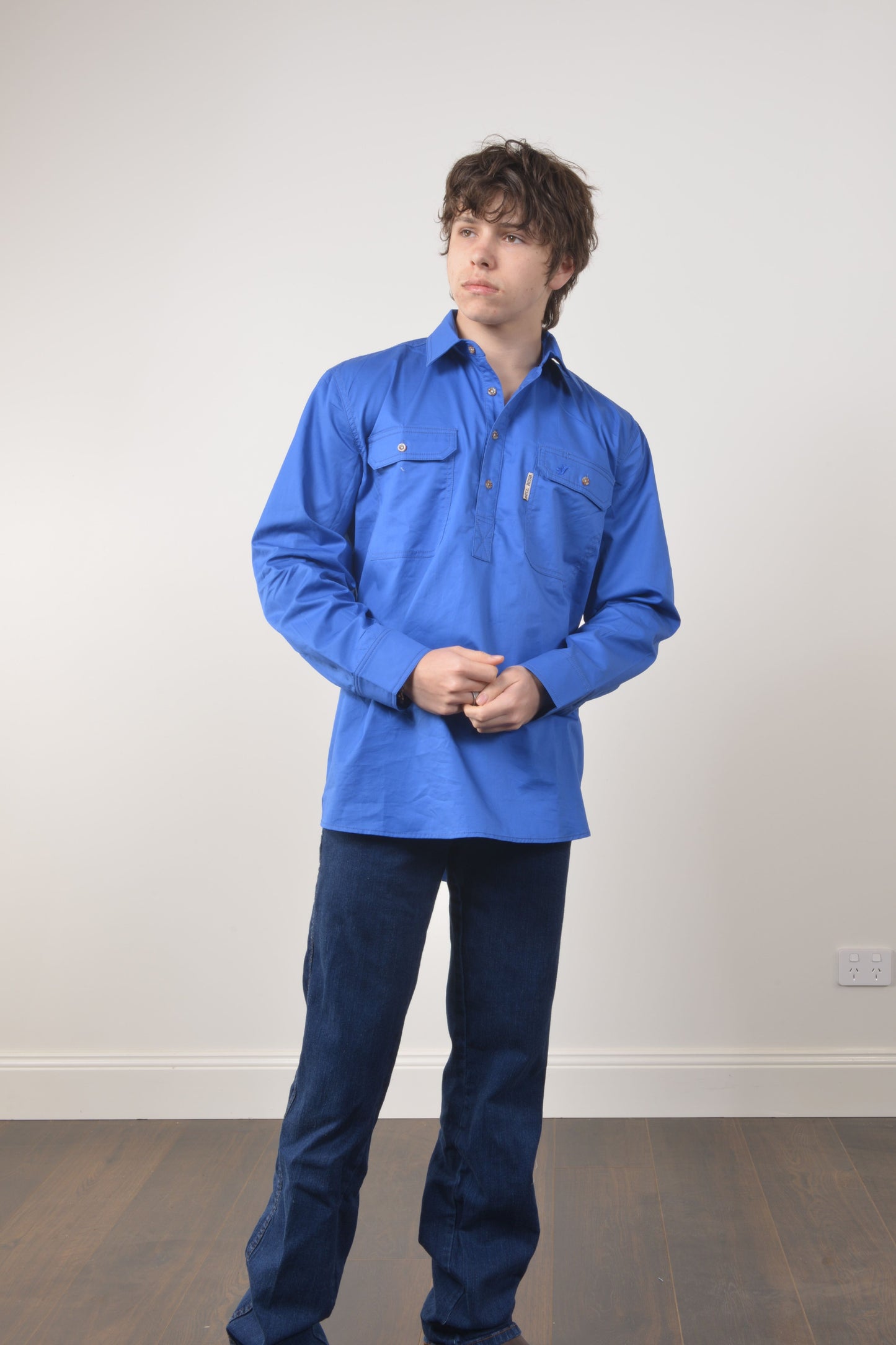 LIGHT WEIGHT PRAIRIE SHIRT (unisex) - Cobalt
