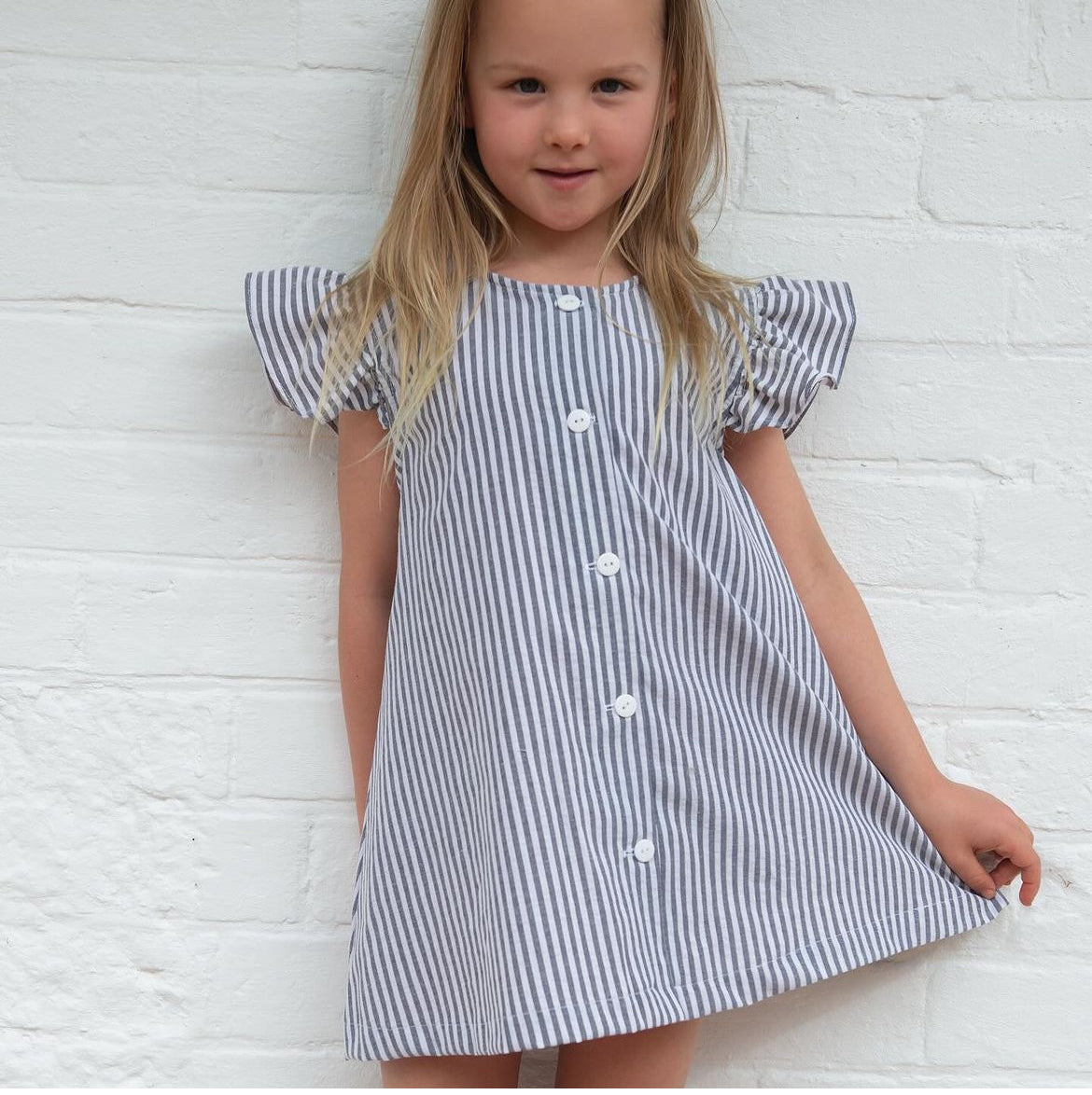 Navy Stripe Dress