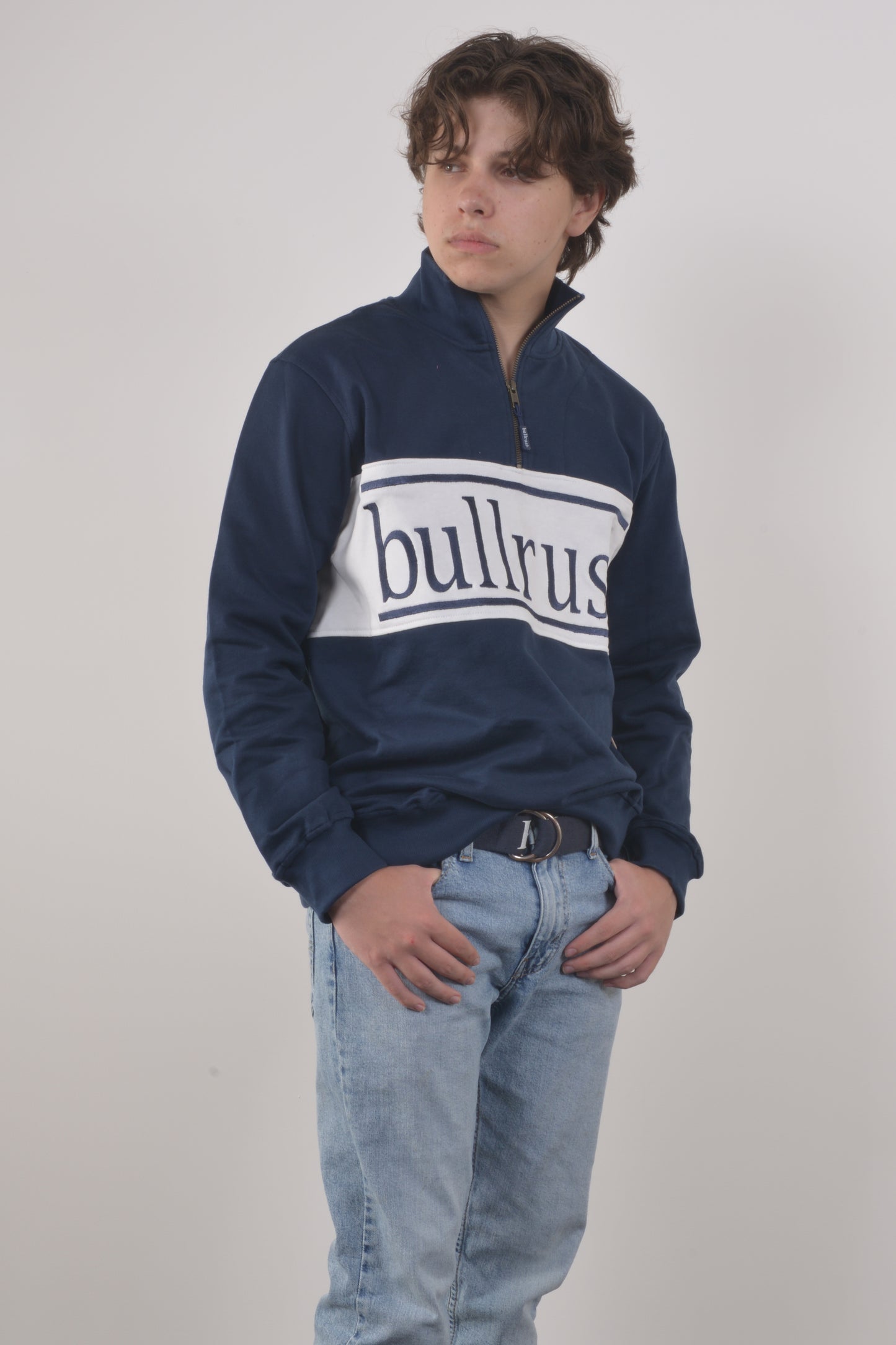 ZIP SWEAT 25- NAVY