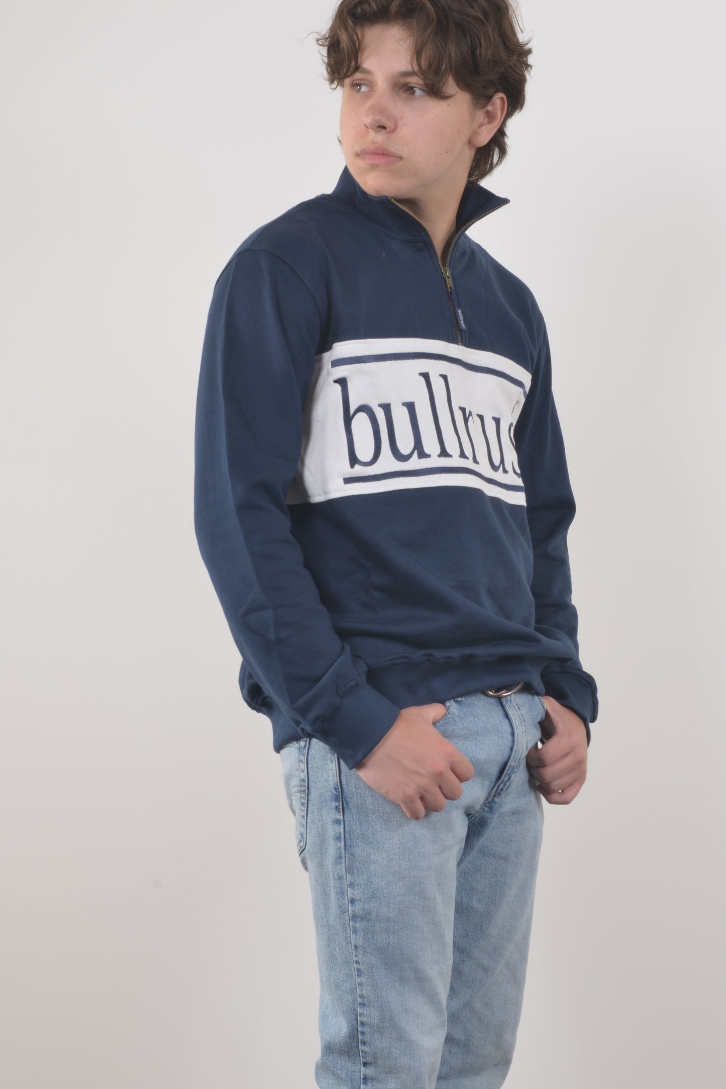 ZIP SWEAT 25- NAVY