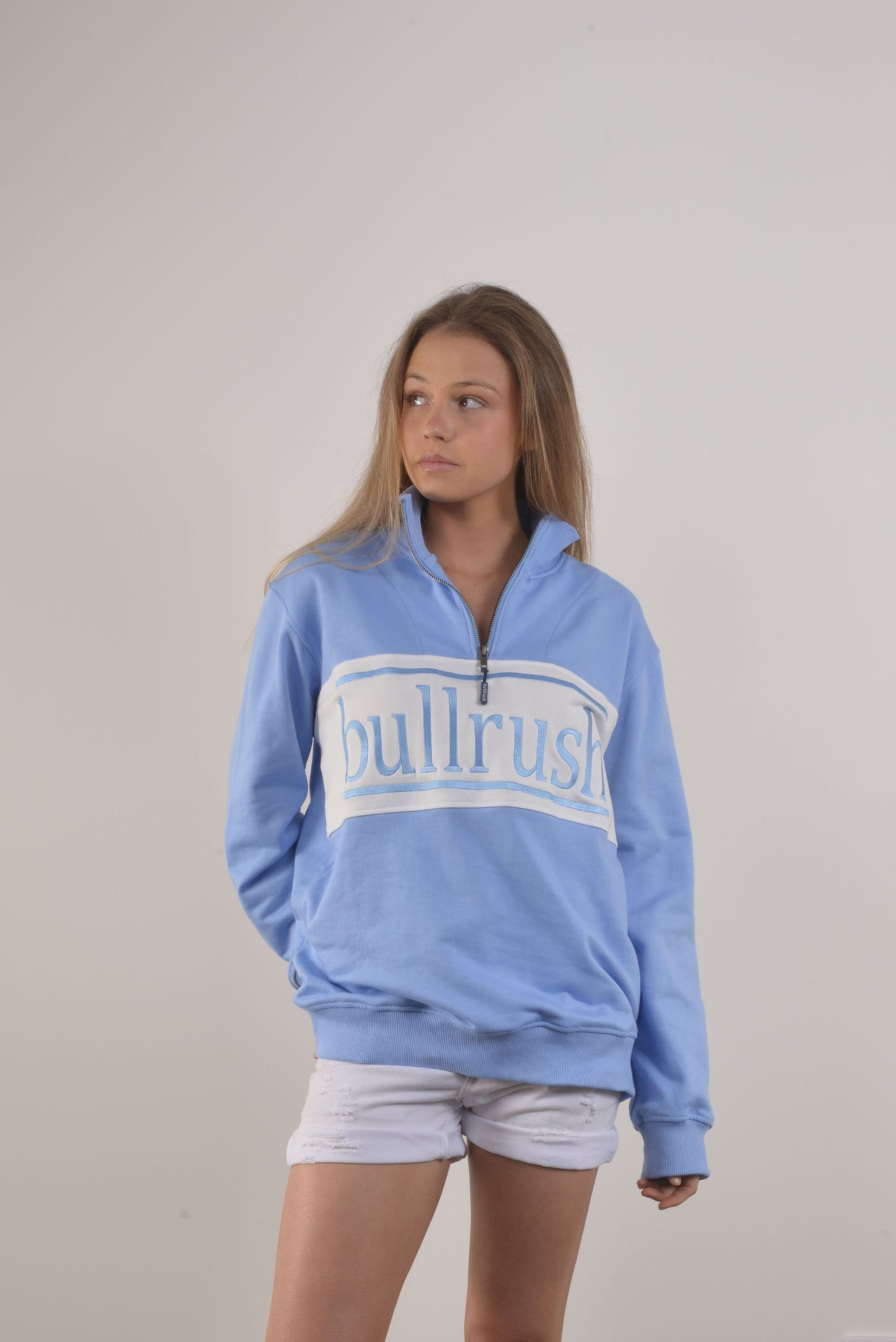 ZIP SWEAT 25- BLUE