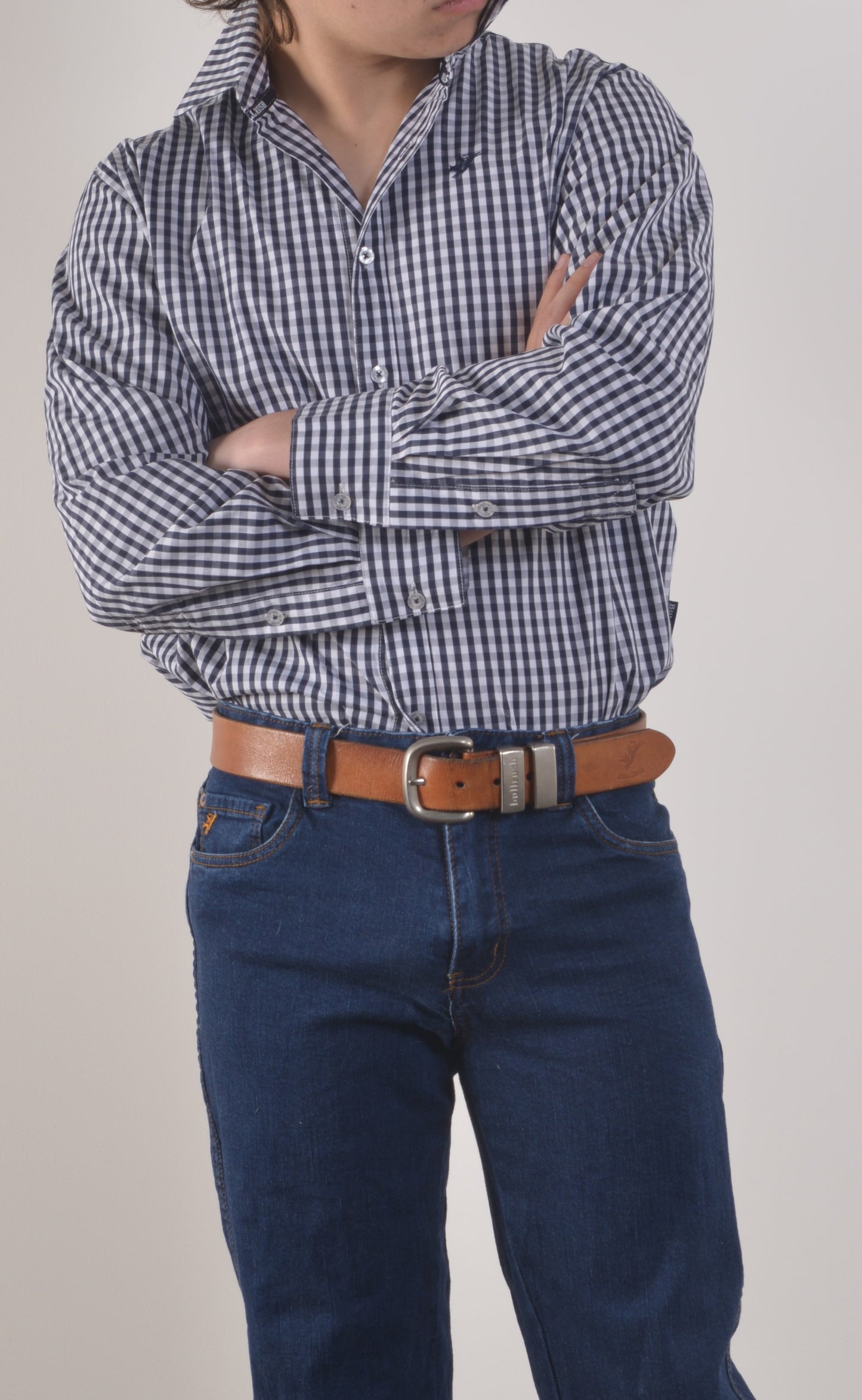 BULLRUSH BELT- chestnut