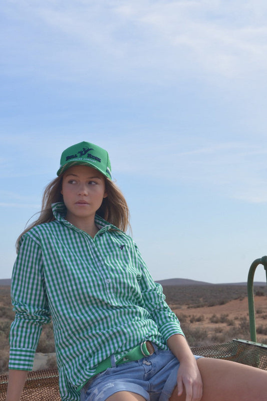 SEASCAPE BLAIR GINGHAM SHIRT- Green