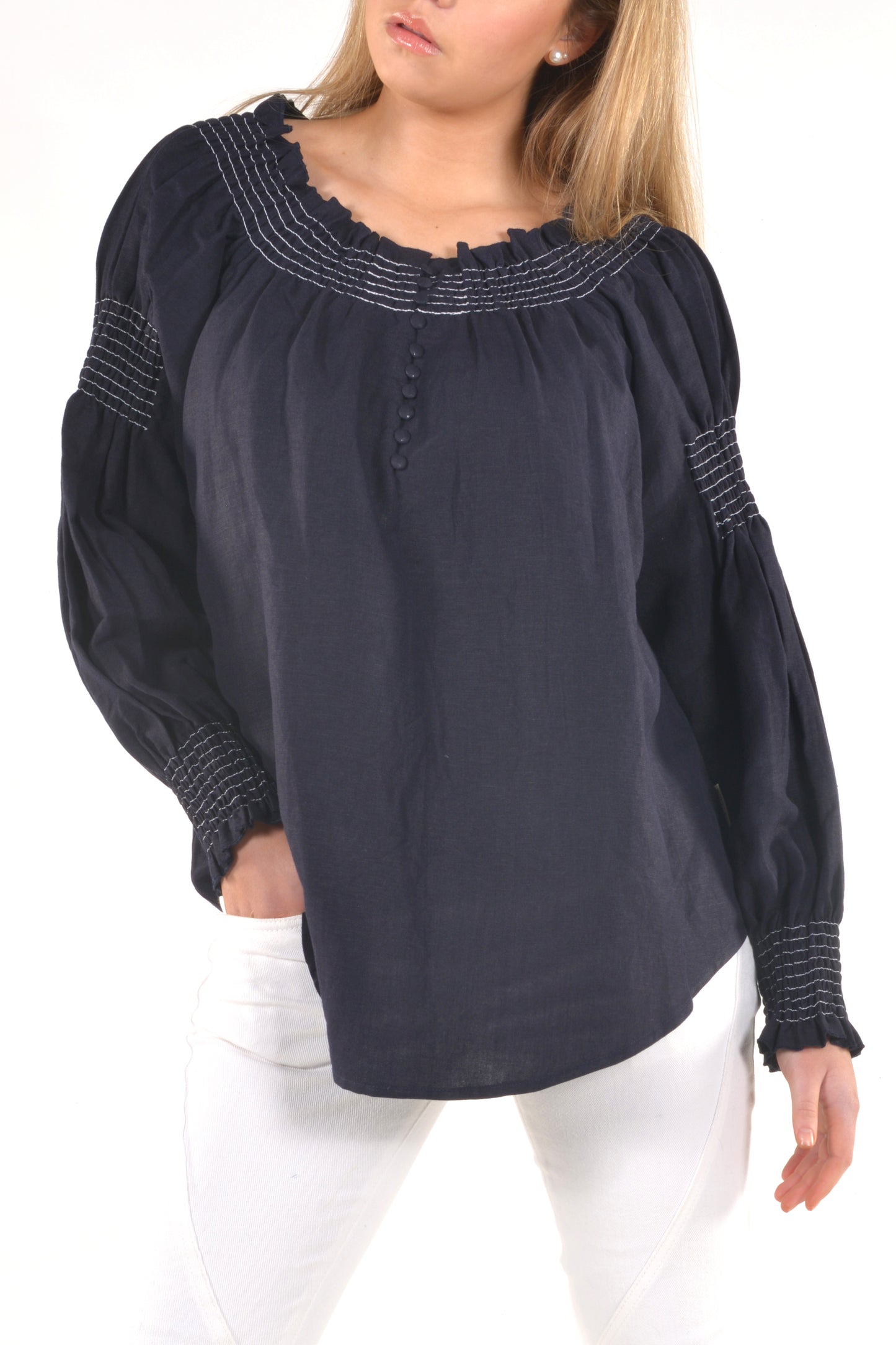 MOONTA BAY TOP 23- Navy