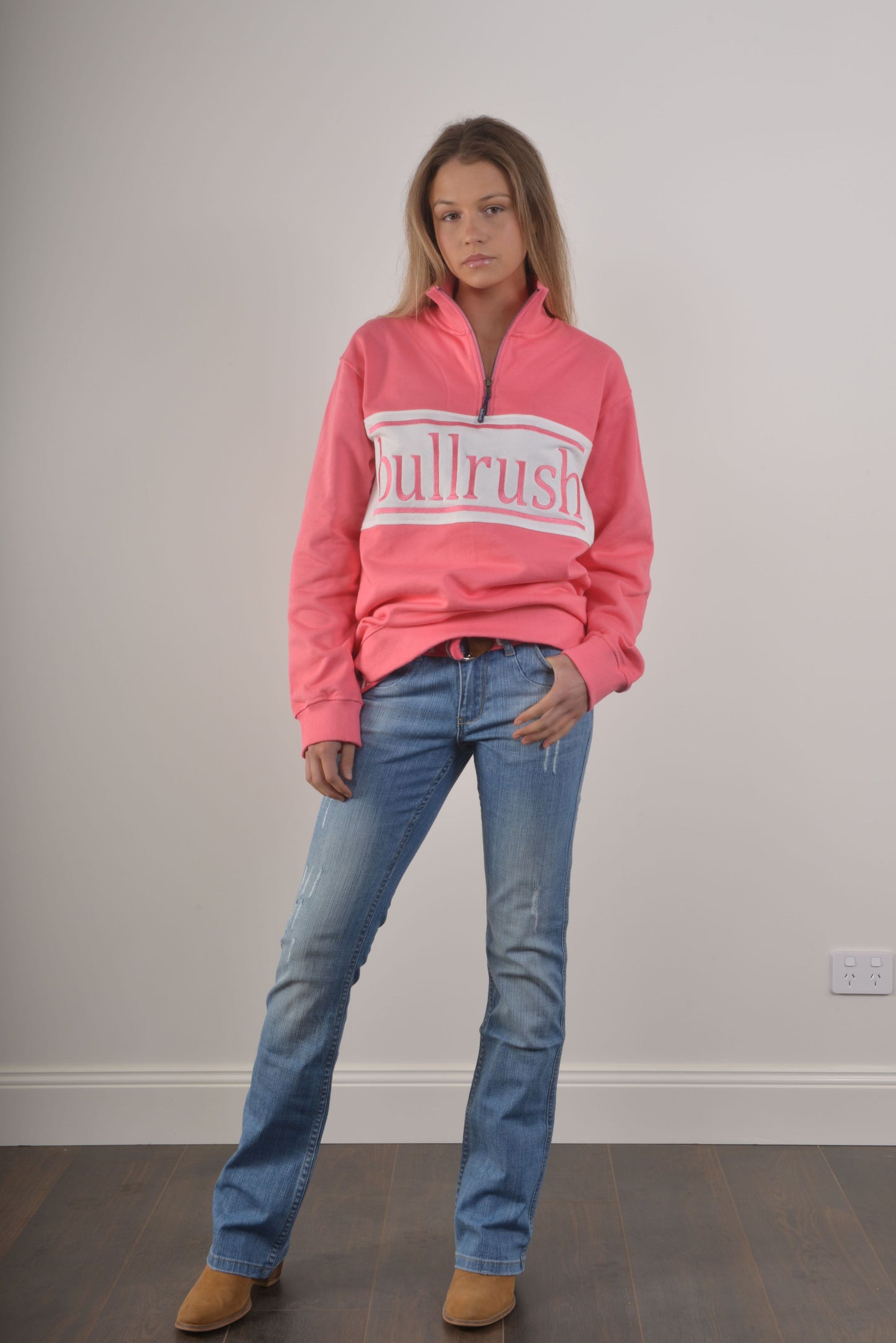 ZIP SWEAT 25- PINK