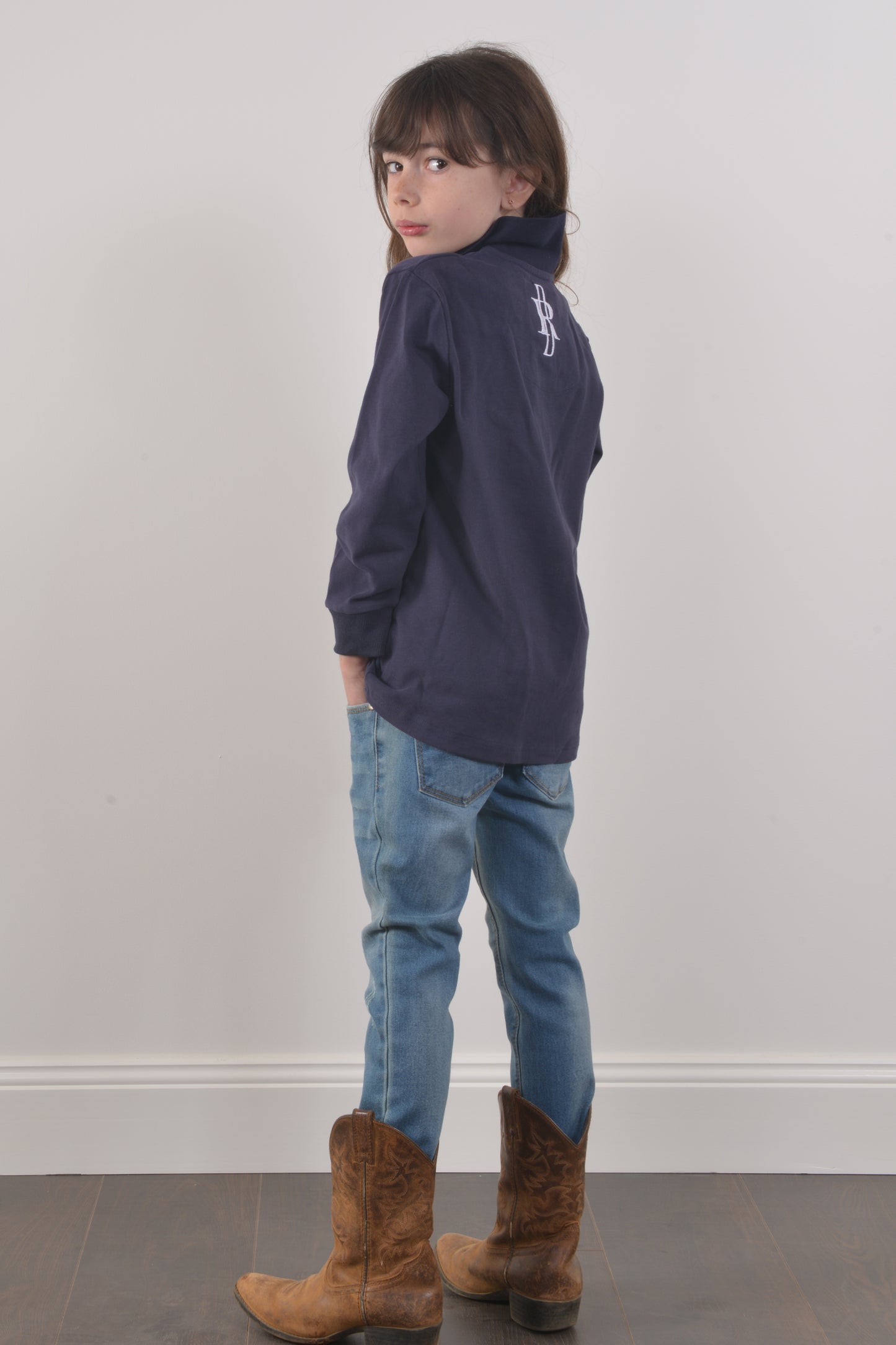 POLO IN THE AUTUMN- YOUTH- Navy