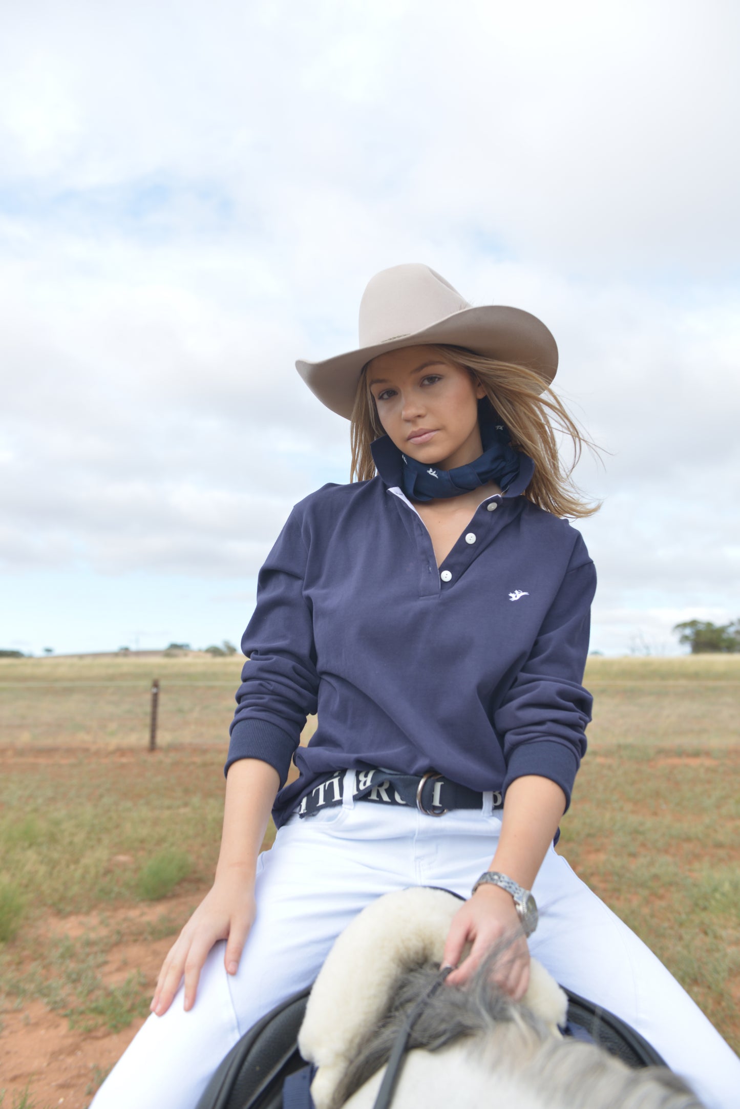 POLO IN THE AUTUMN- Navy (unisex)