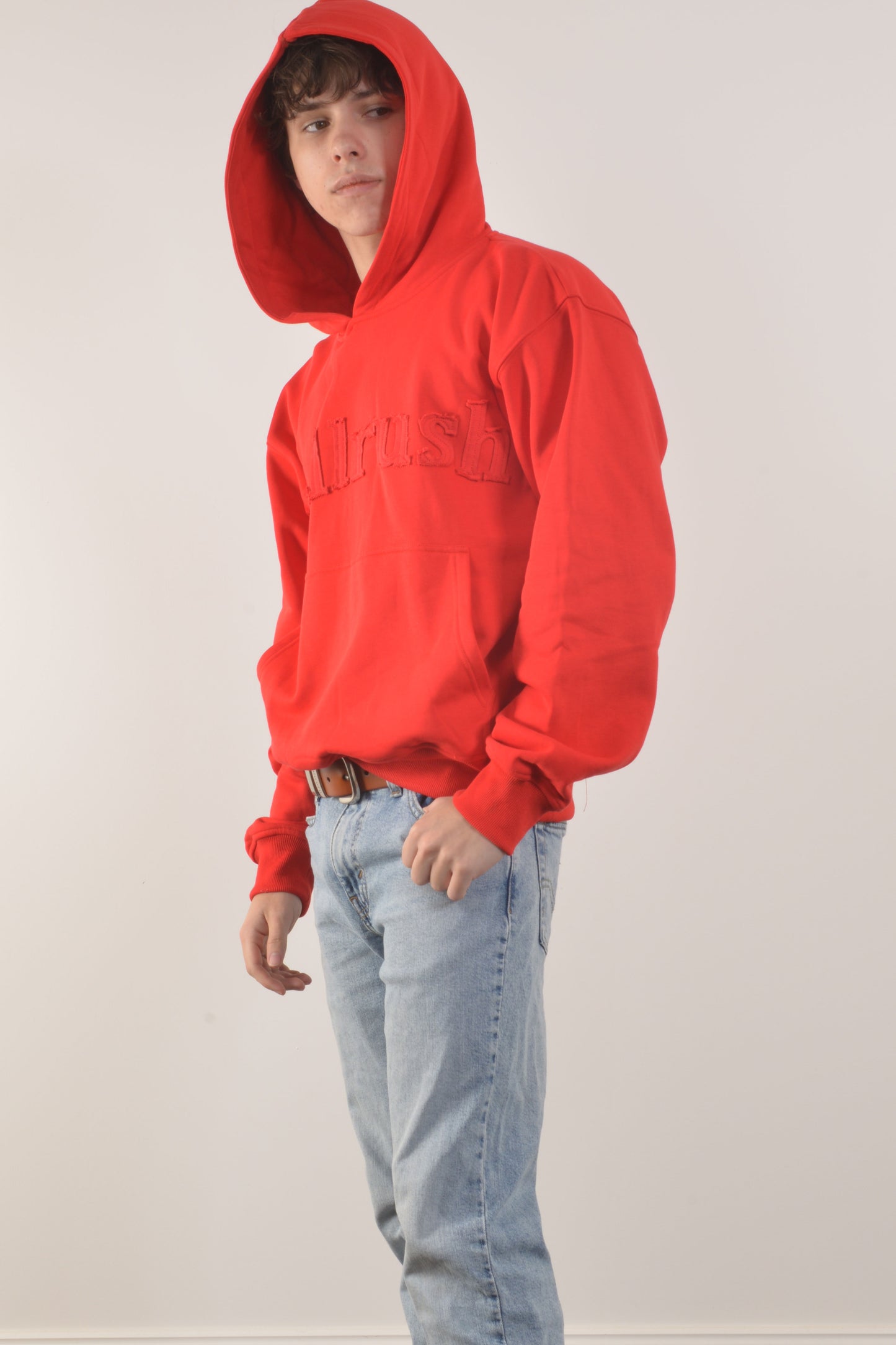 RAW 26 HOODIE- Red (UNISEX)