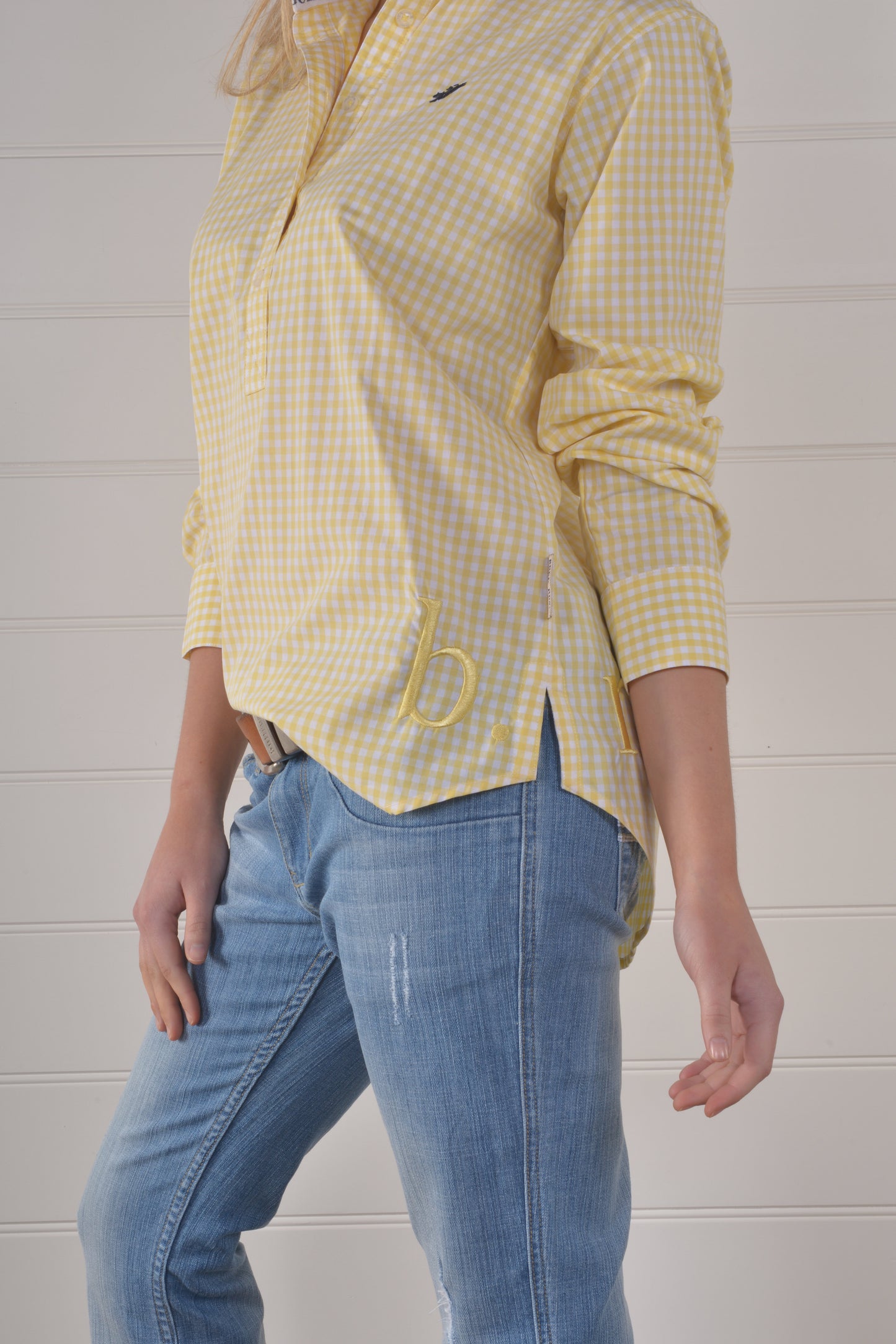 SEASCAPE BLAIR GINGHAM SHIRT- Yellow