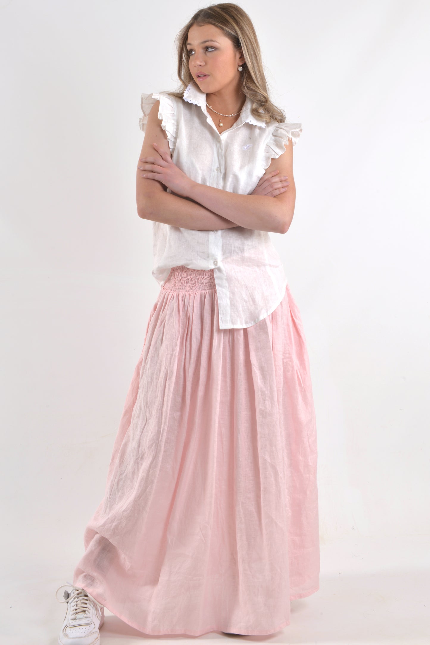 MAGGIE LINEN SKIRT