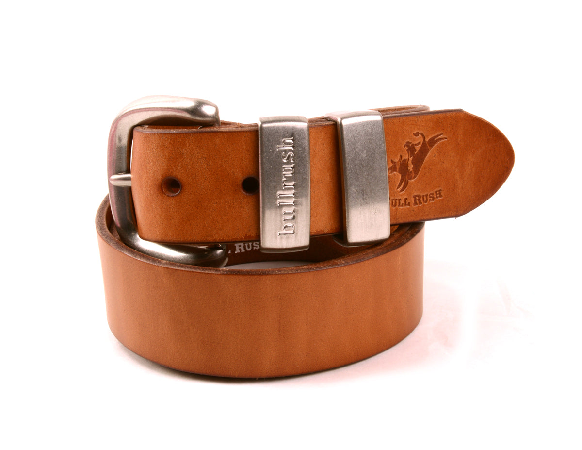 BULLRUSH BELT- chestnut