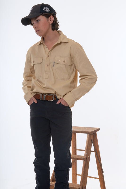 1/2 BUTTON PRAIRIE SHIRT