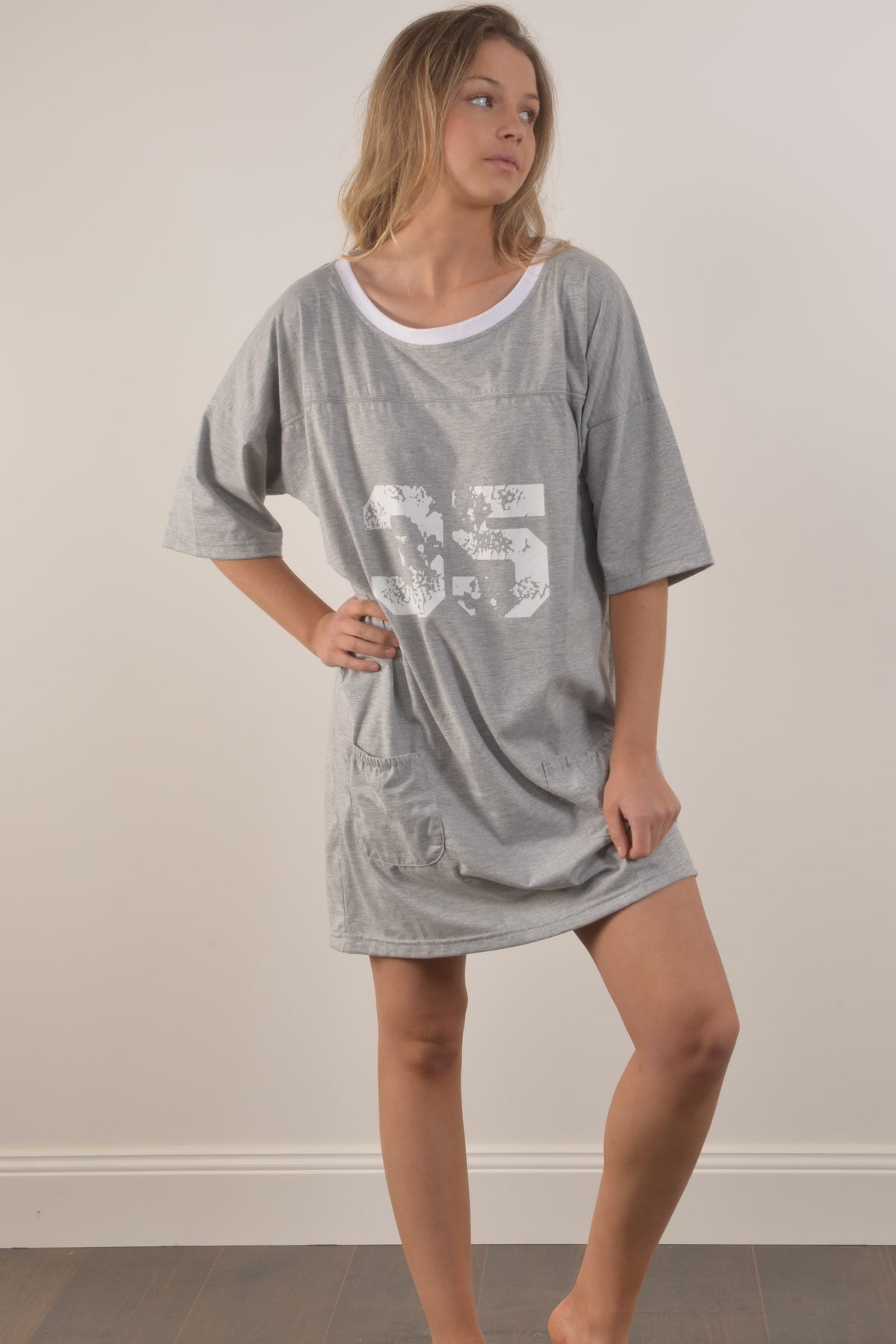 35 DRESS-Grey