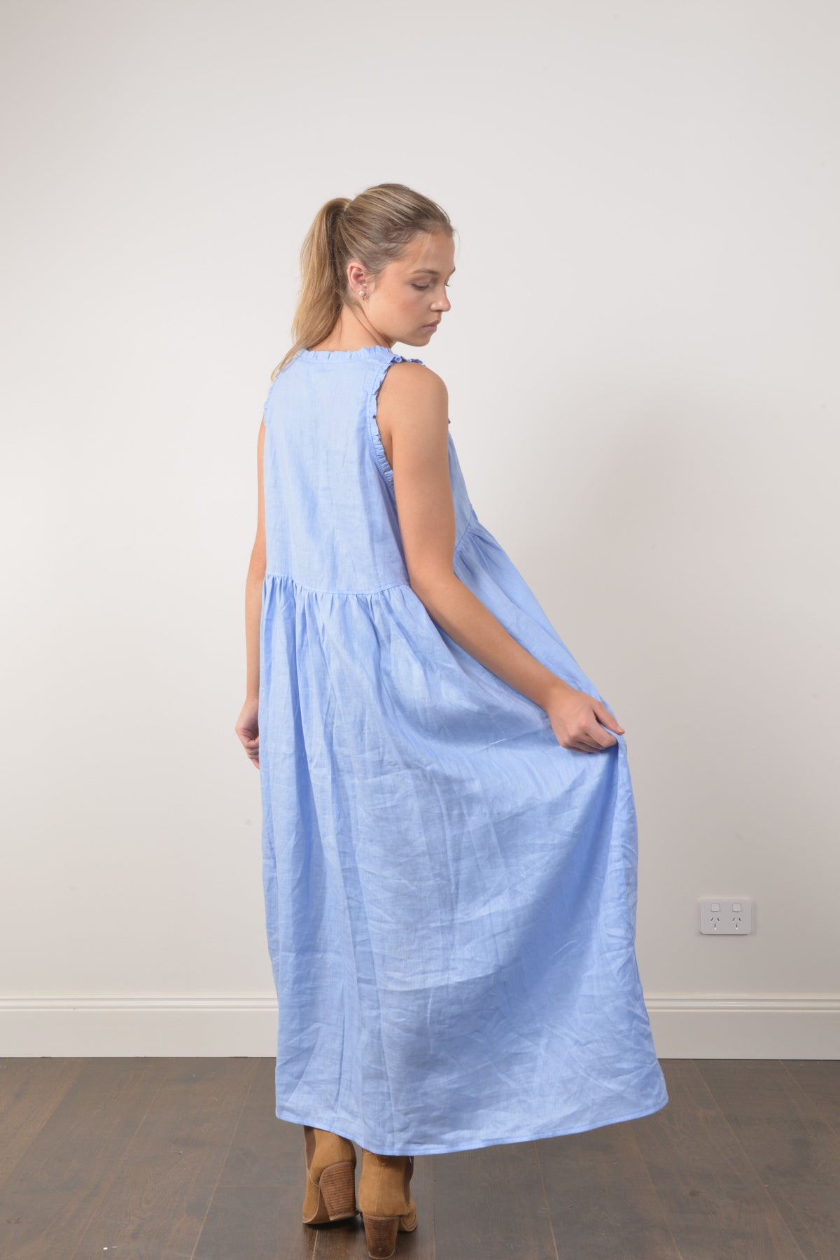 CLARA DRESS - Blue