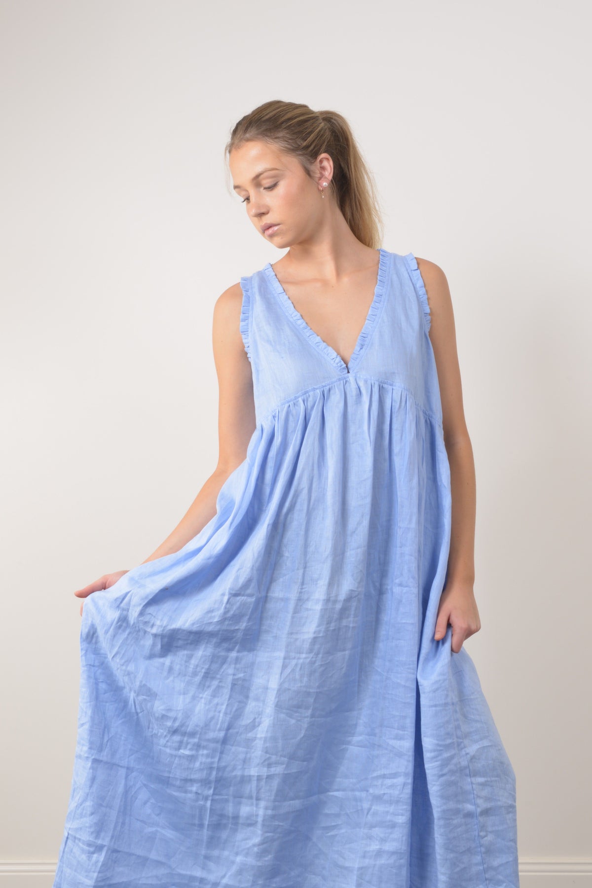 CLARA DRESS - Blue