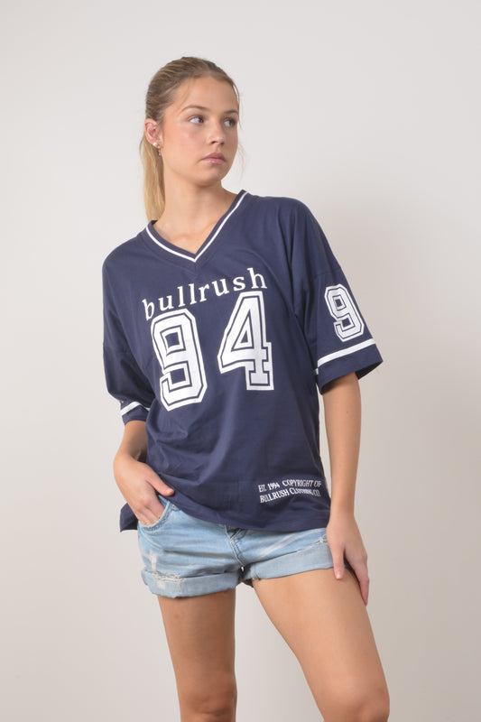 94 BULLRUSH LEAGUE TEE-Navy