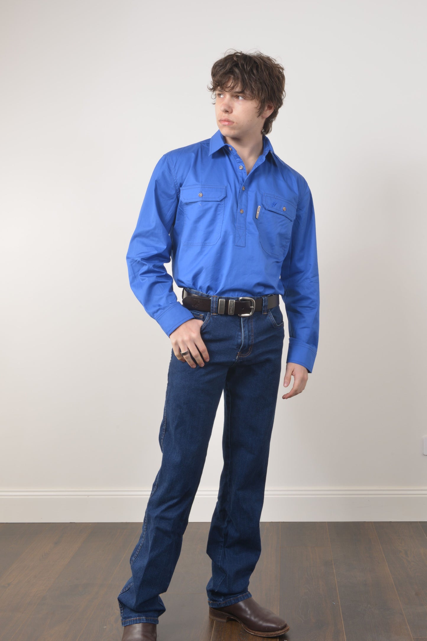 LIGHT WEIGHT PRAIRIE SHIRT (unisex) - Cobalt