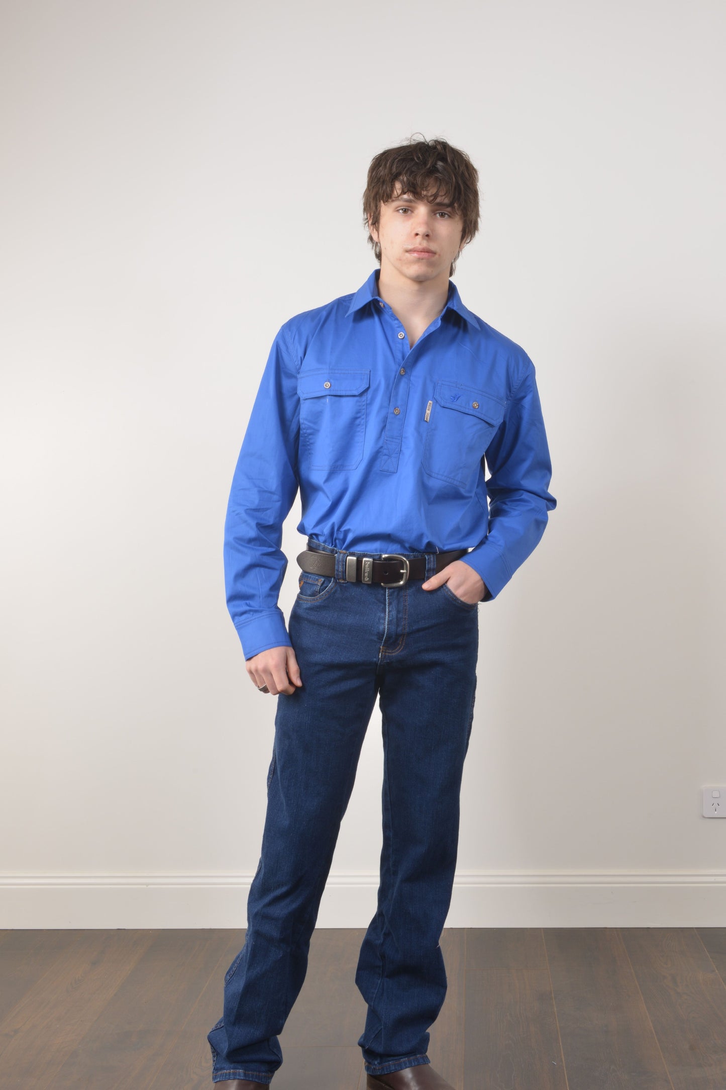 LIGHT WEIGHT PRAIRIE SHIRT (unisex) - Cobalt