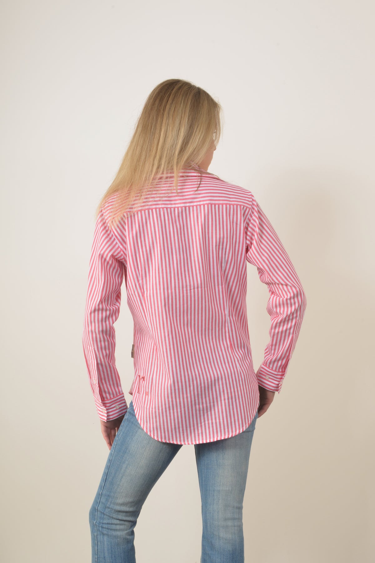 PENOLA 5mm PINSTRIPE SHIRT- Pink