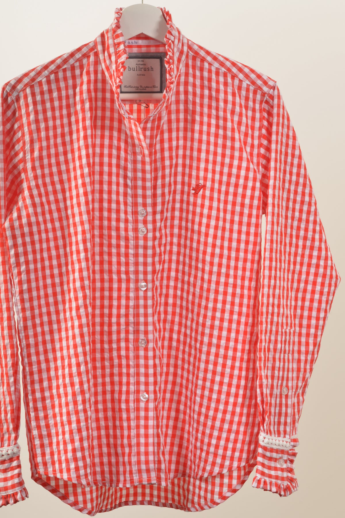 COLLINGROVE GINGHAM SHIRT- Red