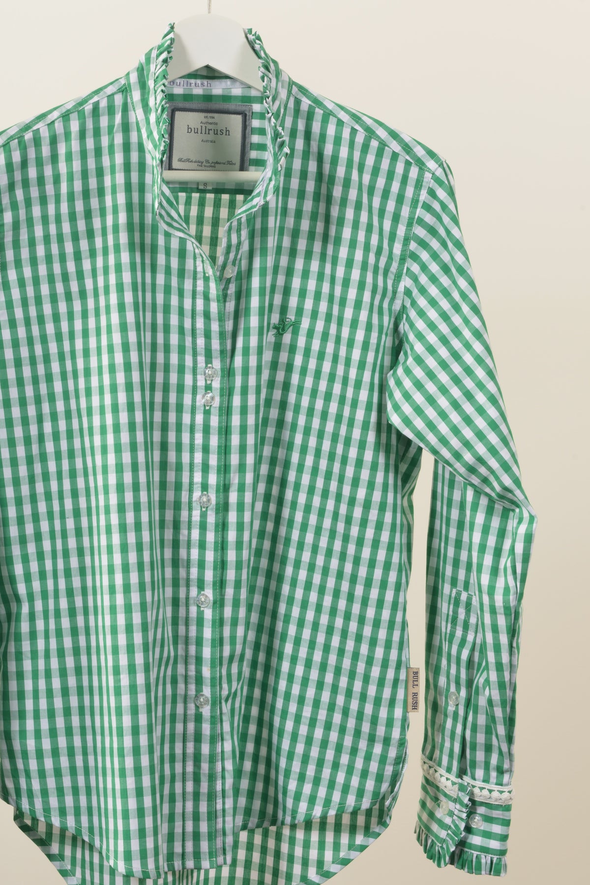 COLLINGROVE GINGHAM SHIRT- Green