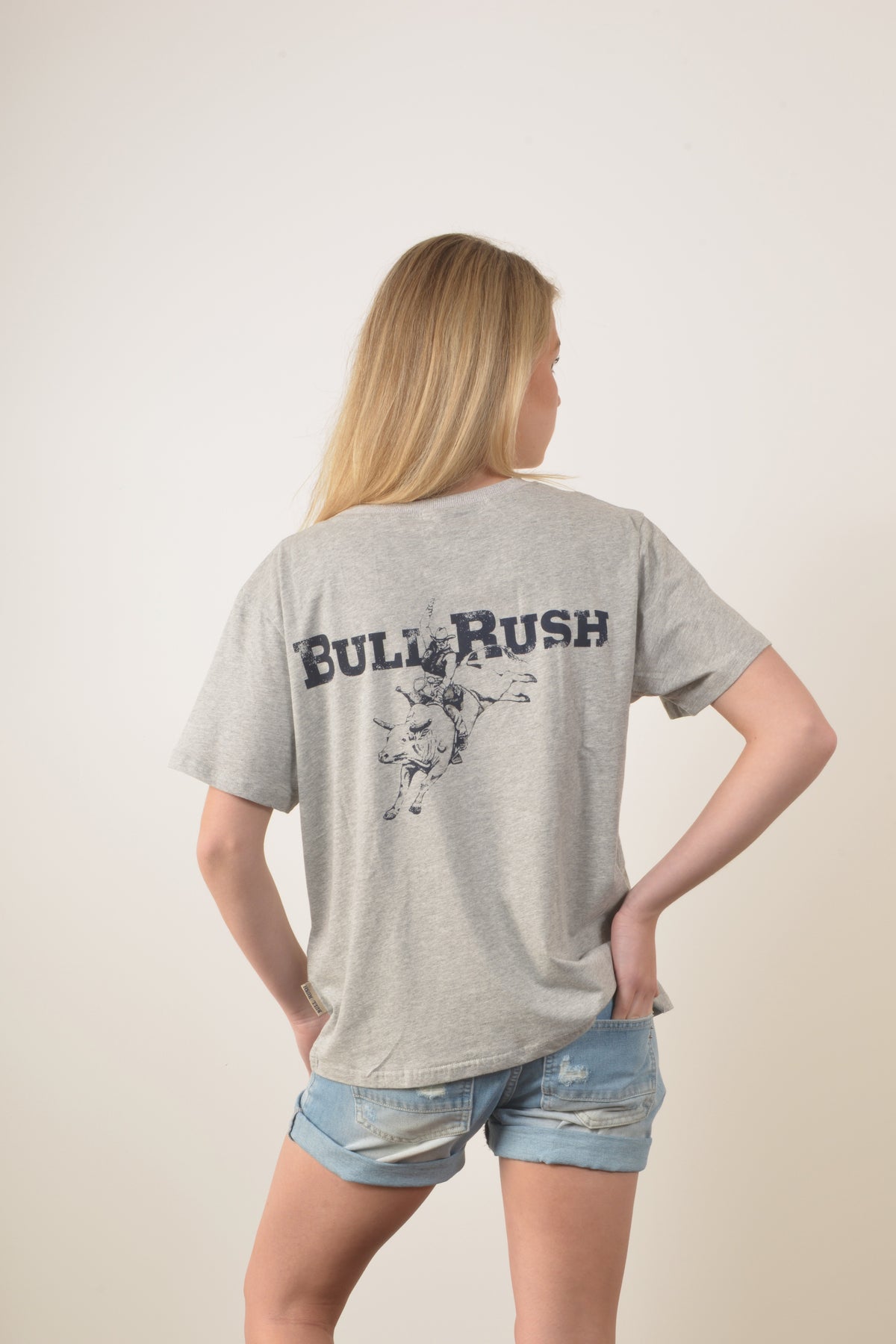 RODEO TEE- Grey