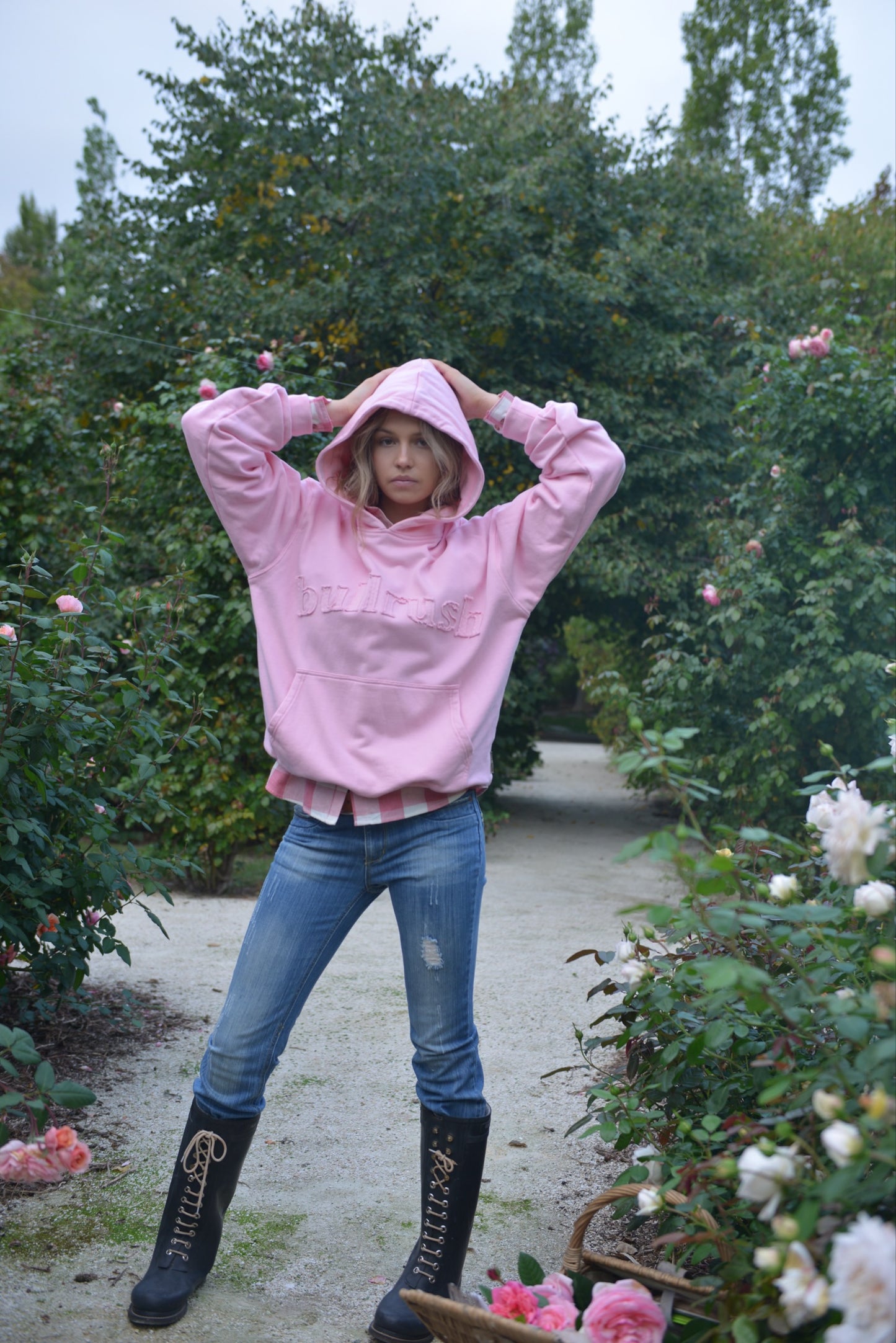 RAW 26 HOODIE- Pink (UNISEX)