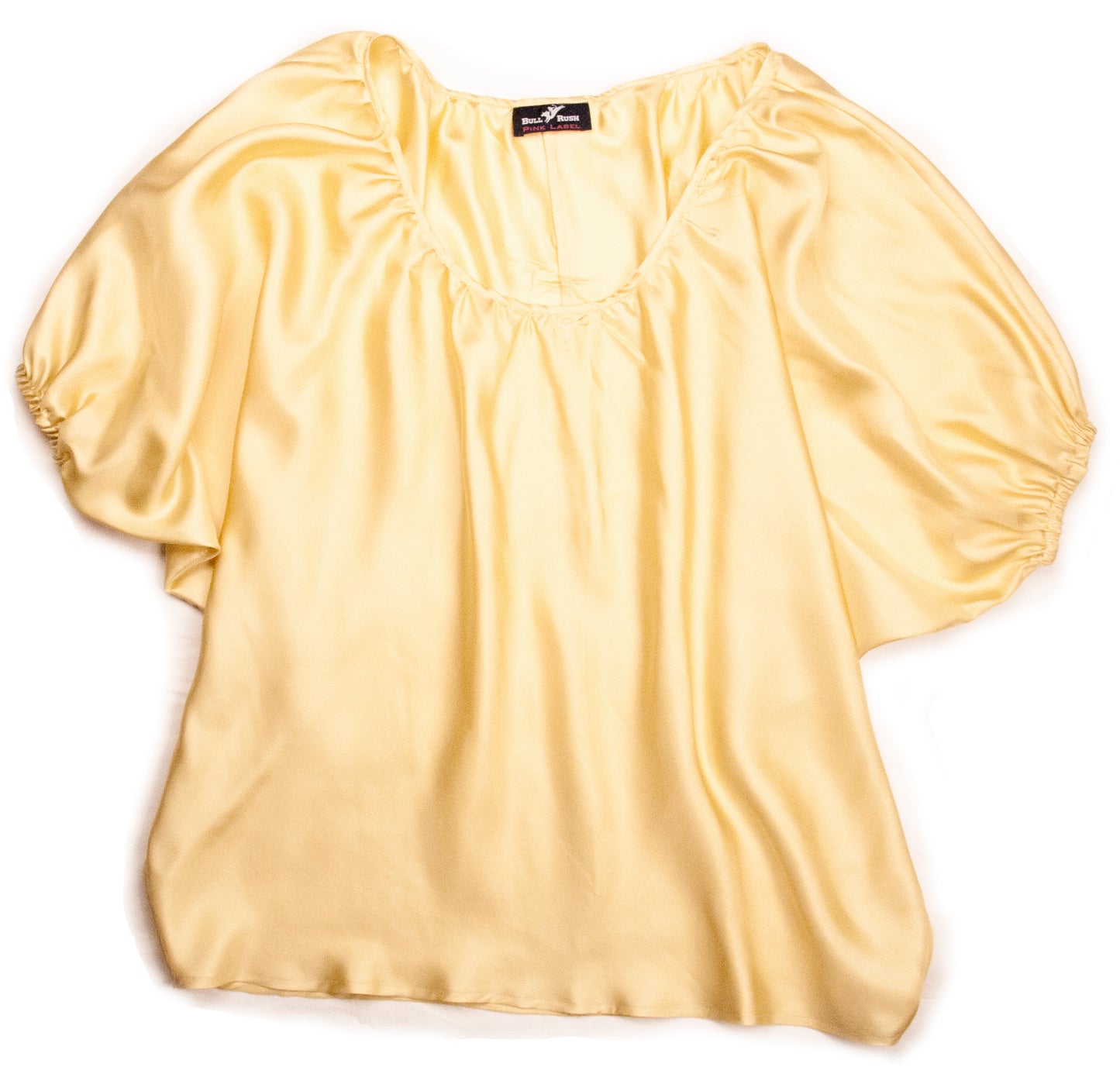 SILK LISA TOP-YELLOW