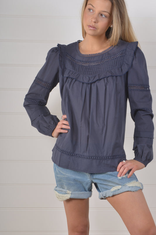 BOHEME TOP- Navy