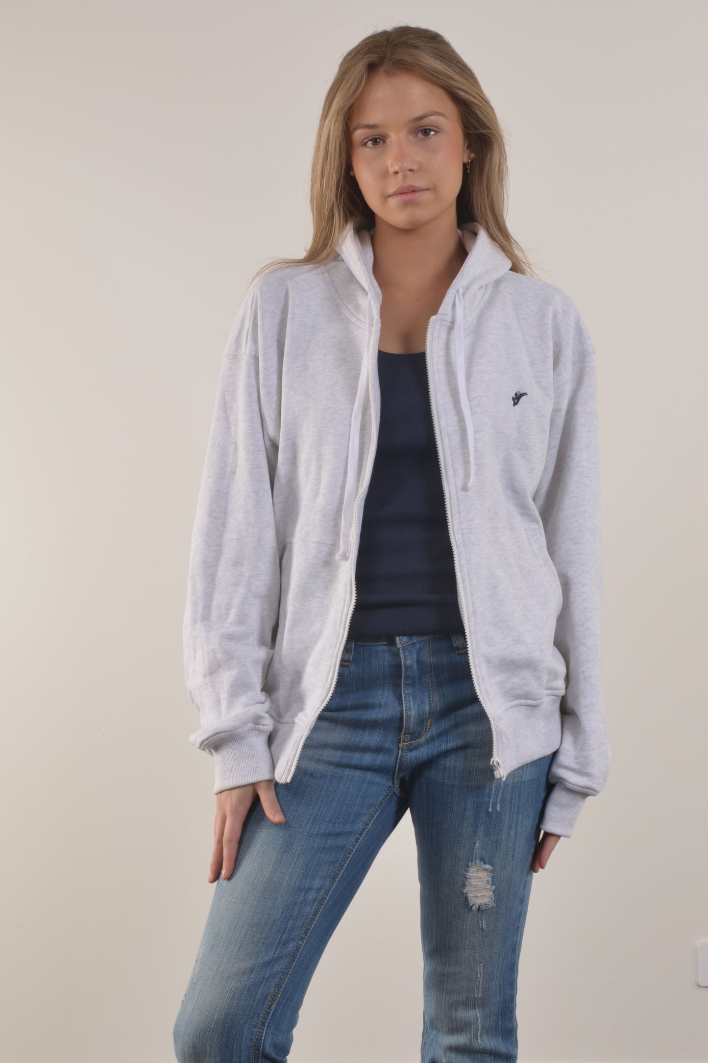 BR HOODIE 26- Grey (UNISEX)