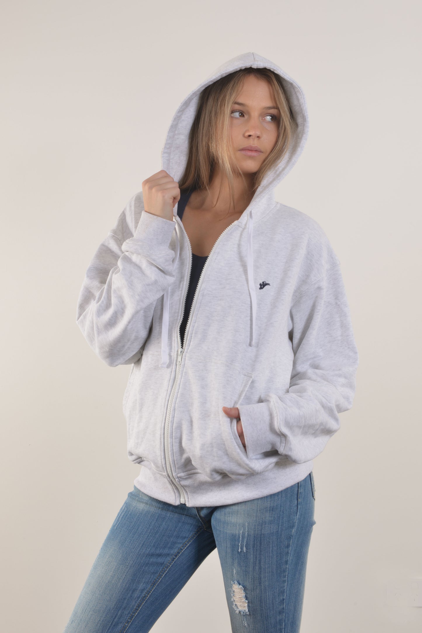 BR HOODIE 26- Grey (UNISEX)