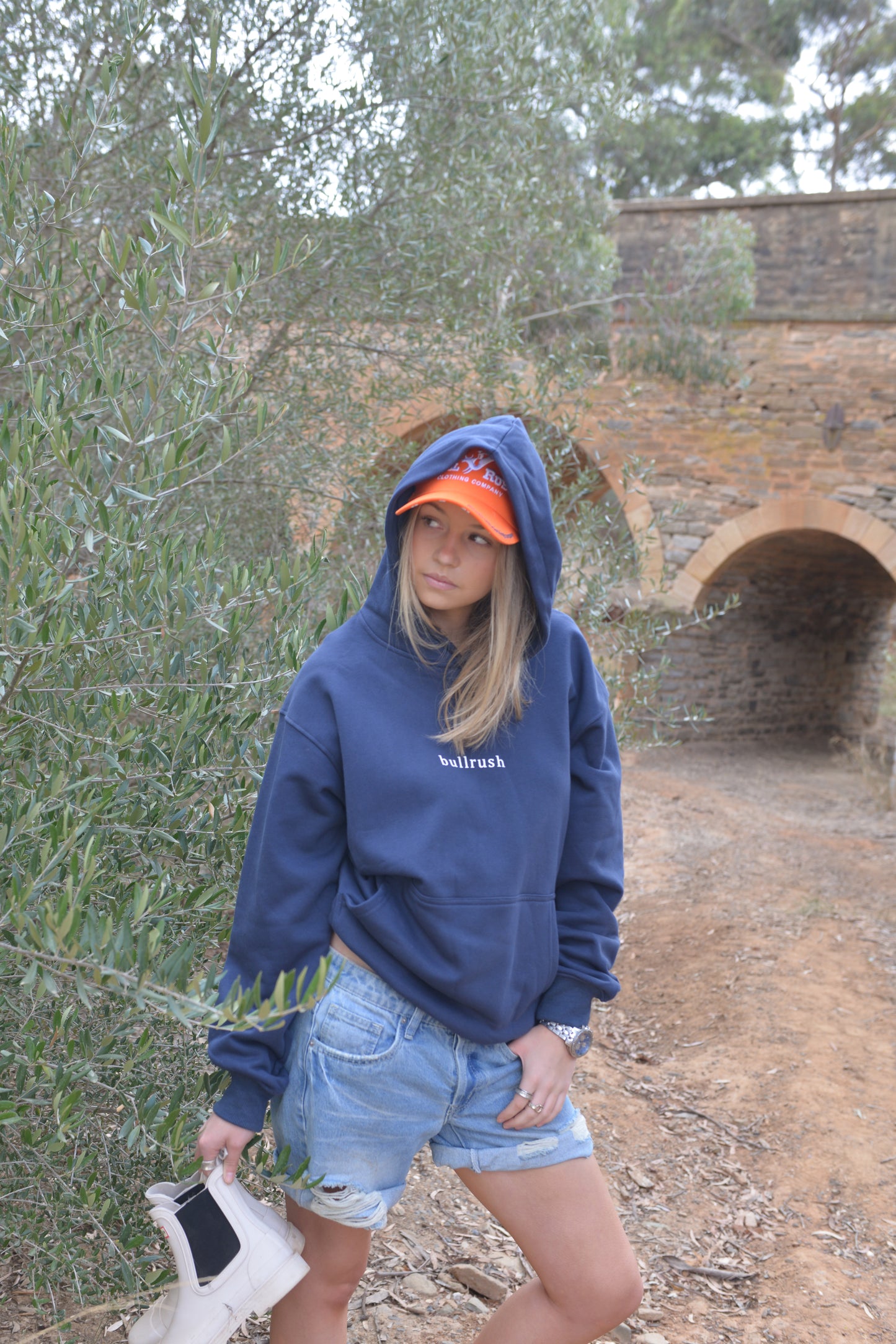 BR HOODIE- Navy (unisex)