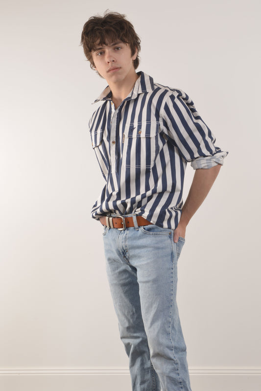 MARRABEL SHIRT- Navy (UNISEX)