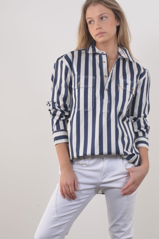 MARRABEL SHIRT- Navy (UNISEX)