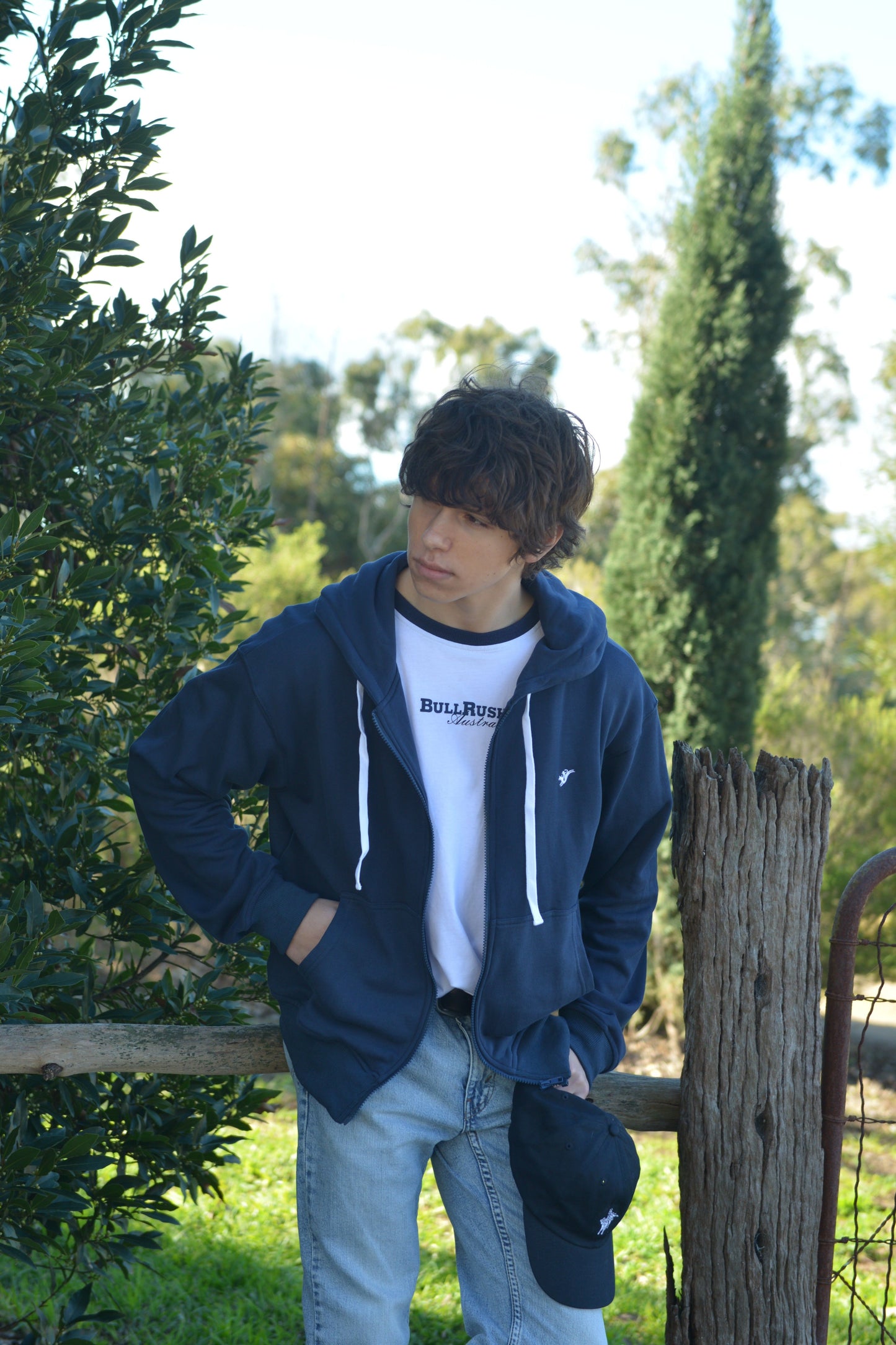 BR HOODIE 26- Navy (UNISEX)