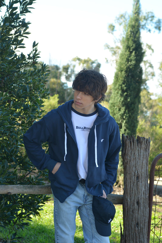 BR HOODIE 26- Navy (UNISEX)