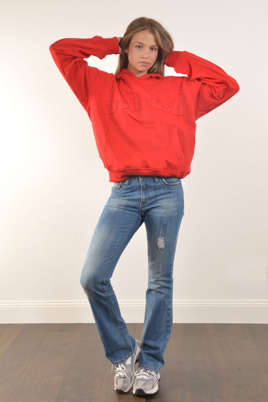 RAW 26 HOODIE- Red (UNISEX)