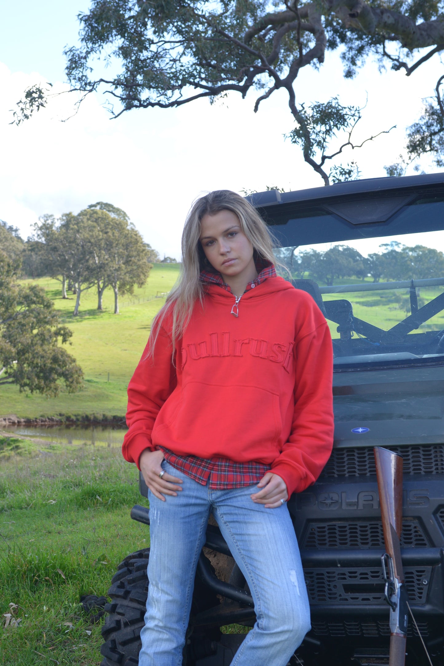 RAW 26 HOODIE- Red (UNISEX)