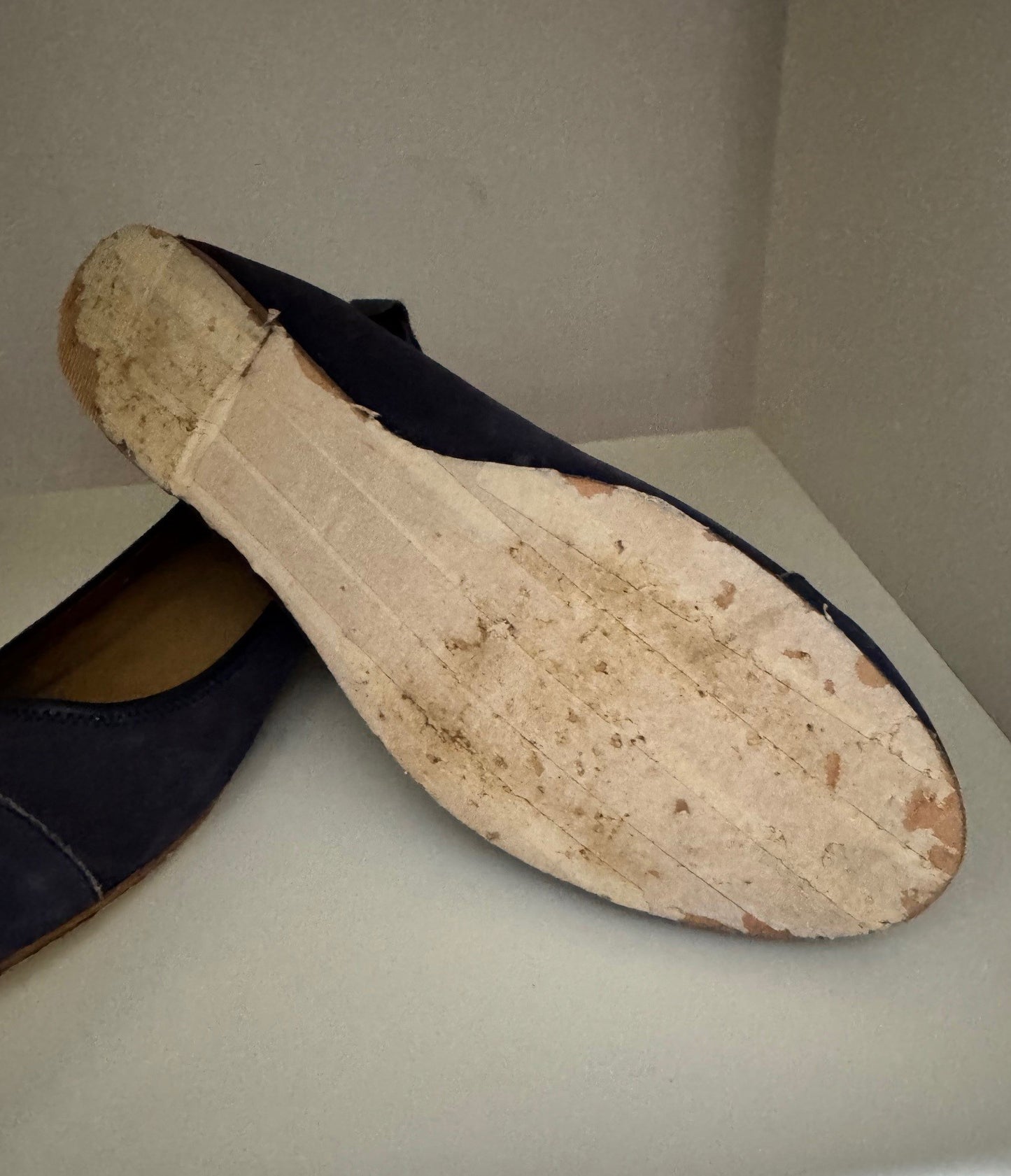 BULLRUSH SAMPLE BALLET SLIPPER-NAVY
