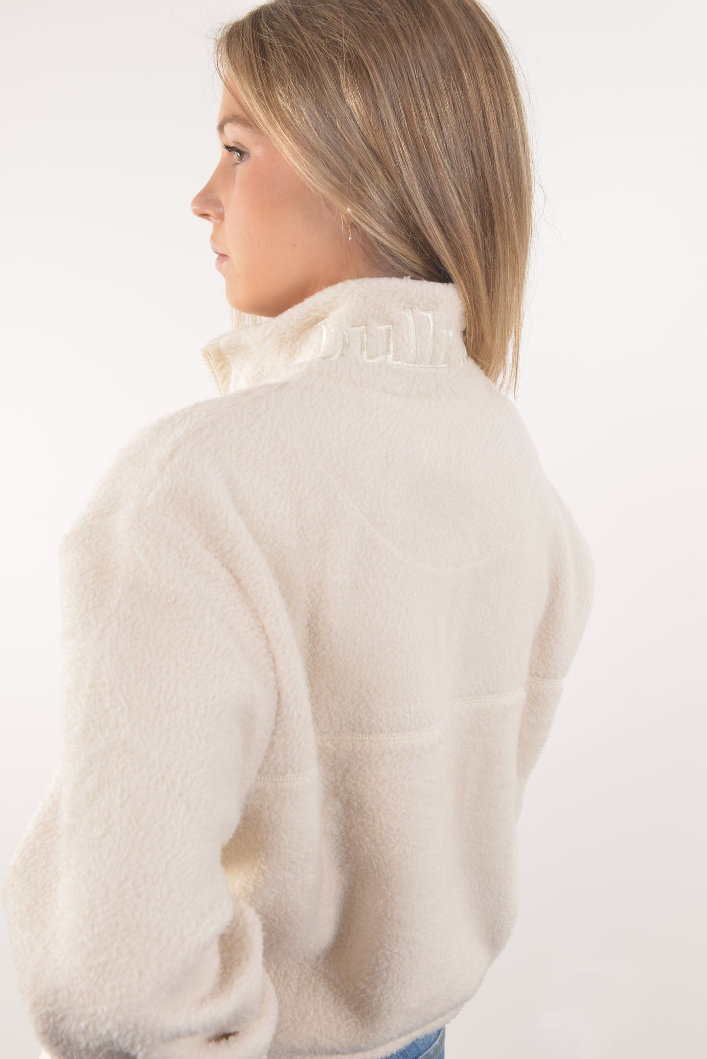 TEDDY ZIP SWEAT- Sand (UNISEX)