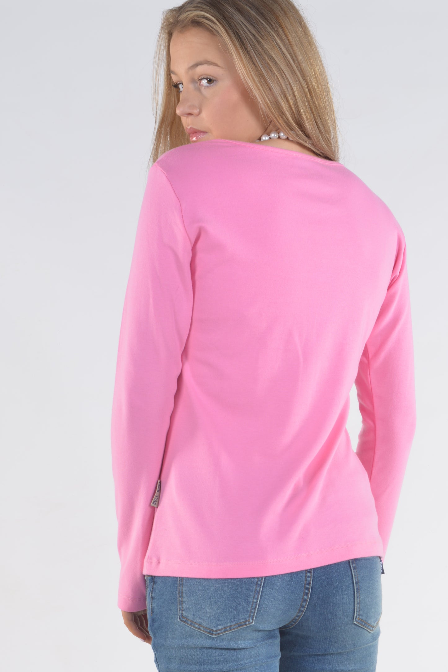 ZOE ROUND NECK TEE Pink